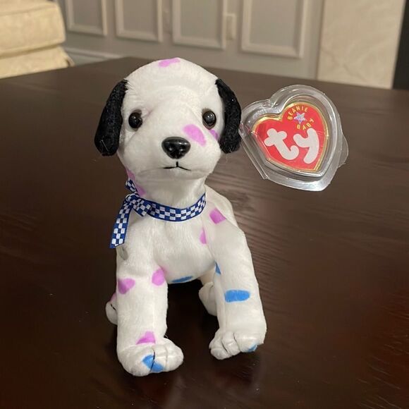 Dizzy the Dog 2001 Ty Beanie Baby in Mint Condition with ear and Tush tags - Picture 1 of 6